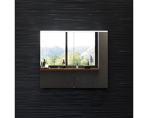 Приобрести Зеркальный шкаф 80х68 см белый глянец Am.Pm Spirit M70MCX0801WG в магазине сантехники Santeh-Crystal.ru