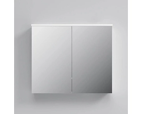 Приобрести Зеркальный шкаф 80х68 см белый глянец Am.Pm Spirit M70MCX0801WG в магазине сантехники Santeh-Crystal.ru