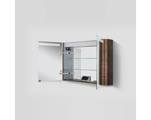 Заказать Зеркальный шкаф 100х70 см орех Am.Pm Sensation M30MCX1001NF в магазине сантехники Santeh-Crystal.ru