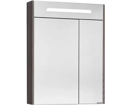 Купить Зеркальный шкаф 60х78 см дуб макиато Акватон Сильва 1A216202SIW50 в магазине сантехники Santeh-Crystal.ru