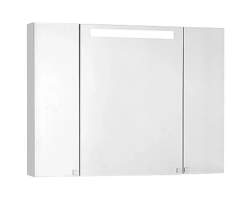 Купить Зеркальный шкаф 100х75 см белый глянец Акватон Мадрид 1A111602MA010 в магазине сантехники Santeh-Crystal.ru