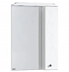 Зеркальный шкаф 60х85 см белый глянец R Акватон Лиана 1A162702LL01R