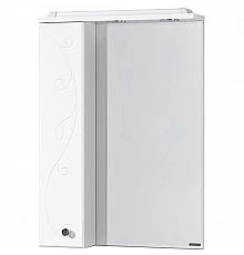 Зеркальный шкаф 60х85 см белый глянец L Акватон Лиана 1A162702LL01L