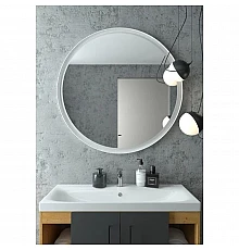 Зеркало 100х100 см Art&Max Napoli AM-Nap-1000-DS-F-White