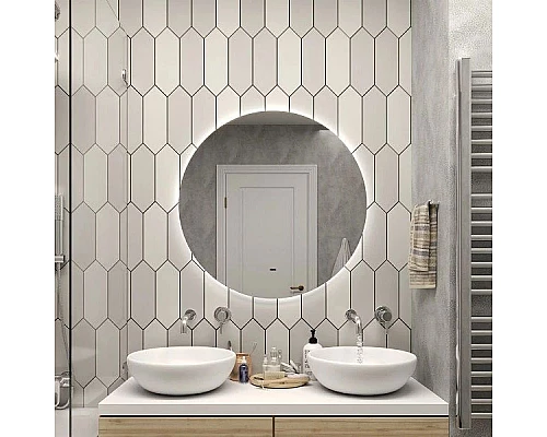 Купить Зеркало 100х100 см Art&Max Sanremo AM-San-1000-DS-F в магазине сантехники Santeh-Crystal.ru