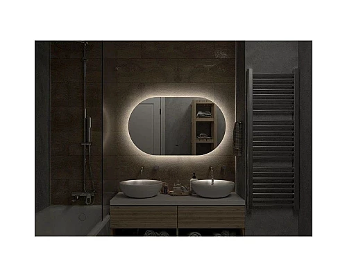 Купить Зеркало 100х60 см Art&Max Torino AM-Tor-1000-600-DS-F в магазине сантехники Santeh-Crystal.ru