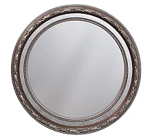 Зеркало 86,7х86,7 см античное серебро Caprigo PL301-ANTIC CR