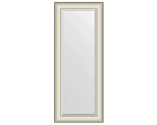 Приобрести Зеркало 54х134 см белая кожа с хромом Evoform Exclusive BY 7454 в магазине сантехники Santeh-Crystal.ru