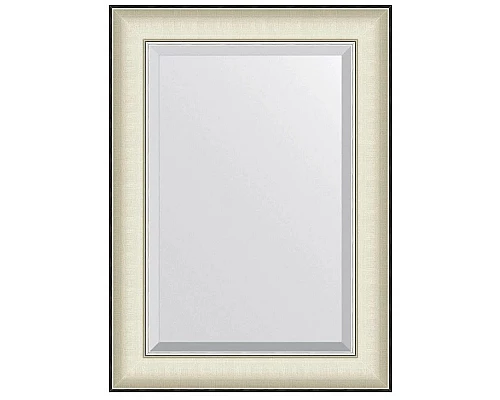 Заказать Зеркало 54х74 см белая кожа с хромом Evoform Exclusive BY 7449 в магазине сантехники Santeh-Crystal.ru