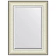 Заказать Зеркало 54х74 см белая кожа с хромом Evoform Exclusive BY 7449 в магазине сантехники Santeh-Crystal.ru
