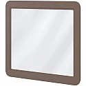 Зеркало 90х90 см шоколад матовый Caprigo Jersey 34331-L809