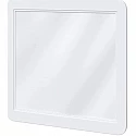 Зеркало 90х90 см белый матовый Caprigo Jersey 34331-L811
