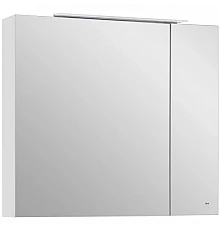 Зеркальный шкаф 80х70 см белый глянец Roca Oleta A857647806