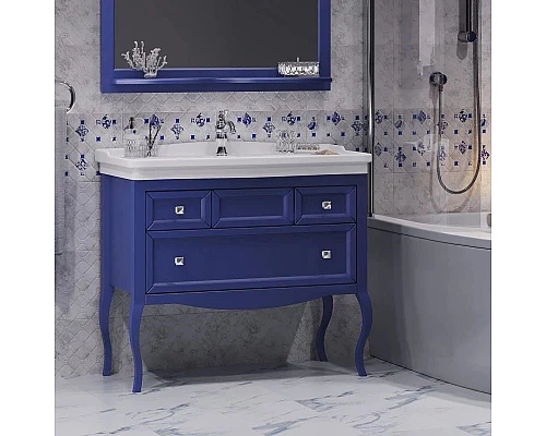 Заказать Зеркало 101х102,6 см сапфир Opadiris Валери в магазине сантехники Santeh-Crystal.ru