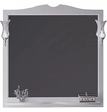 Зеркало 101х102,6 см белый матовый Opadiris Валери