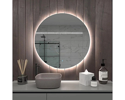 Приобрести Зеркало 50х50 см Onika Сола 205025 в магазине сантехники Santeh-Crystal.ru