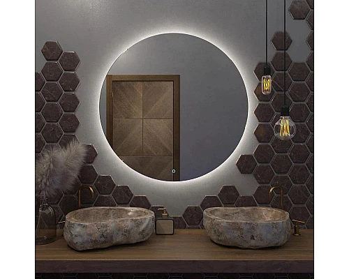 Приобрести Зеркало 70х70 см Onika Сола 207047 в магазине сантехники Santeh-Crystal.ru