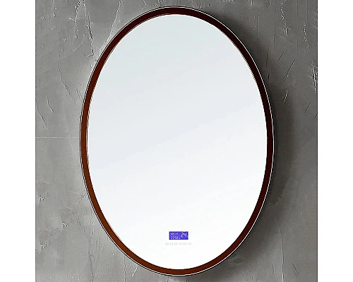 Купить Зеркало 55х75 см коричневый Abber Stein AS6610BR в магазине сантехники Santeh-Crystal.ru