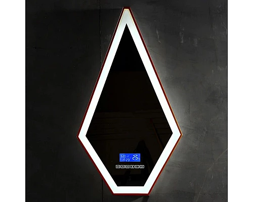 Купить Зеркало 45х80 см коричневый Abber Stein AS6611BR в магазине сантехники Santeh-Crystal.ru