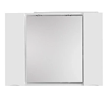 Зеркальный шкаф 100х75 см Bianco Lucido BelBagno Marino MARINO-SPC-1000/750-2A-BL-P