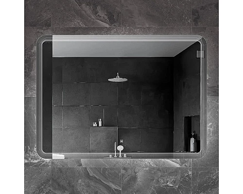 Купить Зеркало 110х80см Cezares Duet CZR-SPC-DUET-1100-800-LED-TCH в магазине сантехники Santeh-Crystal.ru