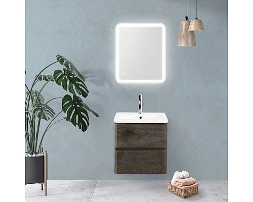 Купить Зеркало 50х60 см BelBagno Marino SPC-MAR-500-600-LED-TCH в магазине сантехники Santeh-Crystal.ru