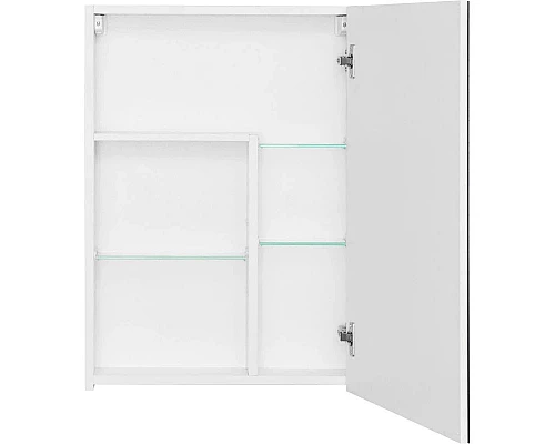 Купить Зеркальный шкаф 50х70 см белый глянец L/R Акватон Асти 1A263302AX010 в магазине сантехники Santeh-Crystal.ru