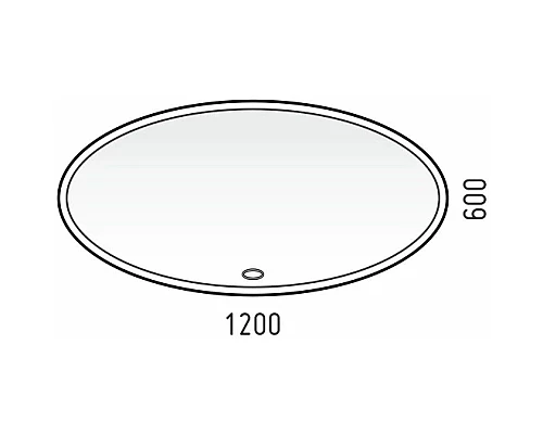 Купить Зеркало 120х60 см Corozo Ориго SD-00001277 в магазине сантехники Santeh-Crystal.ru