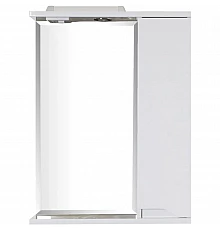 Зеркальный шкаф 60х75 см белый R ASB-Mebel Бари