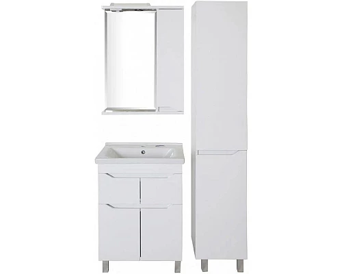 Заказать Зеркальный шкаф 60х75 см белый R ASB-Mebel Бари в магазине сантехники Santeh-Crystal.ru