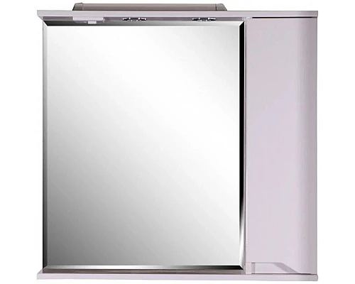 Приобрести Зеркальный шкаф 80х75 см белый R ASB-Mebel Бари в магазине сантехники Santeh-Crystal.ru