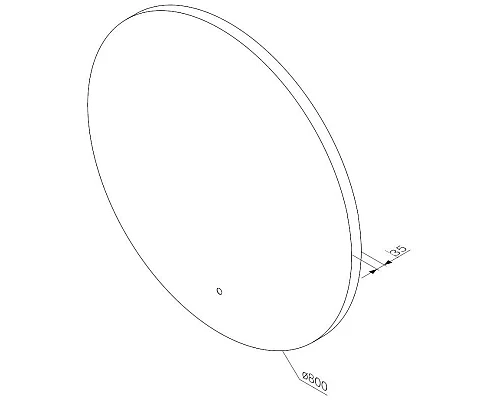 Заказать Зеркало 80х80 см Am.Pm X-Joy M85MOX40801S в магазине сантехники Santeh-Crystal.ru