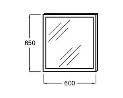 Заказать Зеркало 60х4х65 см Jacob Delafon Escale EB767-NF в магазине сантехники Santeh-Crystal.ru