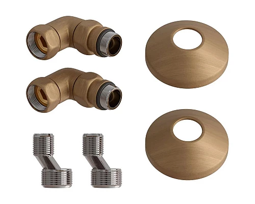 Купить Уголок со сгоном 3/4х1/2 г/ш Point PN93412BR в магазине сантехники Santeh-Crystal.ru