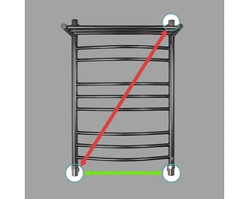 Купить Полотенцесушитель водяной 800x400 Energy Prestige Modus EWTRPRESM0804000000 в магазине сантехники Santeh-Crystal.ru