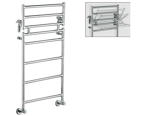 Заказать Полотенцесушитель водяной Margaroli Sereno 483/325-8М хром в магазине сантехники Santeh-Crystal.ru