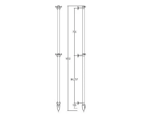 Приобрести Полотенцесушитель электрический Margaroli Arcobaleno 6161650GOC золото в магазине сантехники Santeh-Crystal.ru