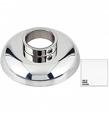 Отражатель декоративный d - 33,7 мм белый глянец Сунержа 12-1028-0003