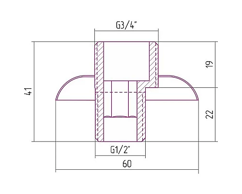 Купить Отражатель с эксцентриком золотой матовый Сунержа 032-1508-0000 в магазине сантехники Santeh-Crystal.ru