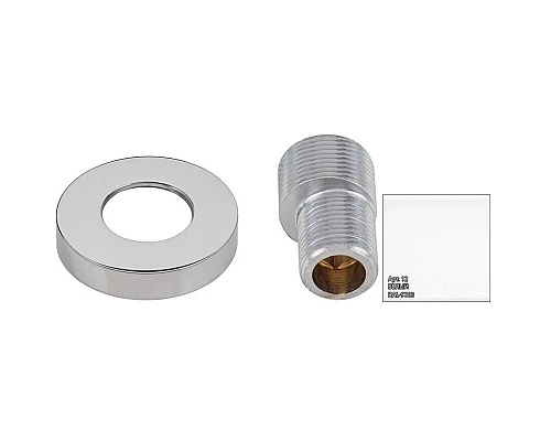 Заказать Отражатель с эксцентриком белый глянец Сунержа Tube 12-1507-0000 в магазине сантехники Santeh-Crystal.ru