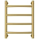 Приобрести Полотенцесушитель водяной 500х400 золотой матовый Сунержа Галант+ 032-0200-5040 в магазине сантехники Santeh-Crystal.ru