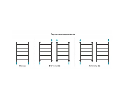 Заказать Полотенцесушитель водяной 600х400 античное белое золото Сунержа Галант+ 10-0200-6040 в магазине сантехники Santeh-Crystal.ru