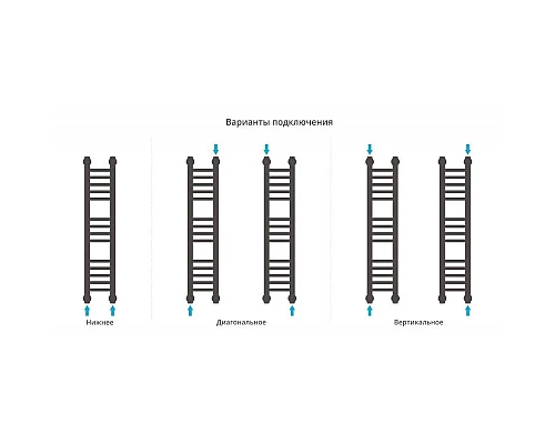 Приобрести Полотенцесушитель водяной 800х150 шампань матовая Сунержа Богема+ 022-0220-8015 в магазине сантехники Santeh-Crystal.ru