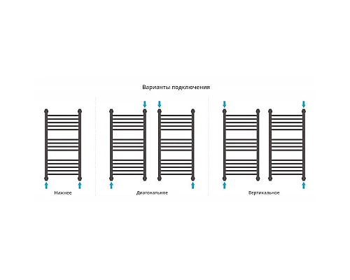 Купить Полотенцесушитель водяной 800х400 шампань матовая Сунержа Богема+ 022-0220-8040 в магазине сантехники Santeh-Crystal.ru