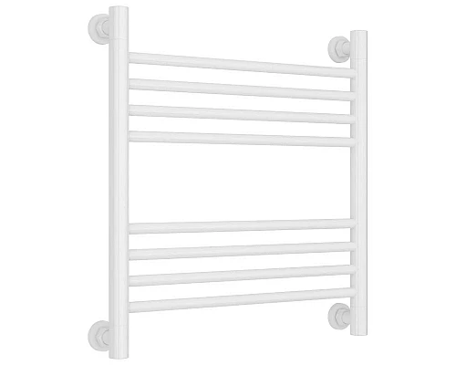 Купить Полотенцесушитель водяной 500х500 перемычка выгнутая белый глянец Сунержа Богема+ 12-0221-5050 в магазине сантехники Santeh-Crystal.ru