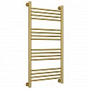 Полотенцесушитель водяной 1000х500 перемычка выгнутая золотой матовый Сунержа Богема+ 032-0221-1050