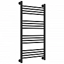 Полотенцесушитель водяной 1000х500 перемычка выгнутая черный матовый  Сунержа Богема+ 31-0221-1050