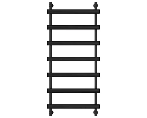 Приобрести Полотенцесушитель водяной 1200х500 черный матовый Сунержа Атлант 31-0226-1250 в магазине сантехники Santeh-Crystal.ru