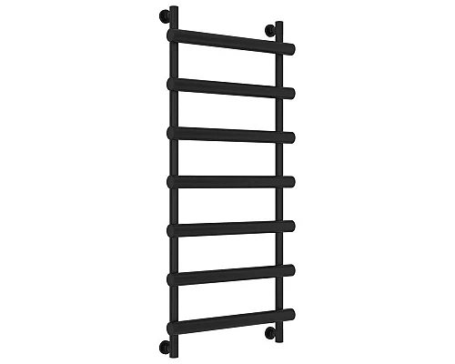 Приобрести Полотенцесушитель водяной 1200х500 черный матовый Сунержа Атлант 31-0226-1250 в магазине сантехники Santeh-Crystal.ru