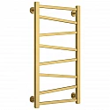 Полотенцесушитель водяной 800х400 золотой матовый Сунержа Сирокко 032-0253-8040